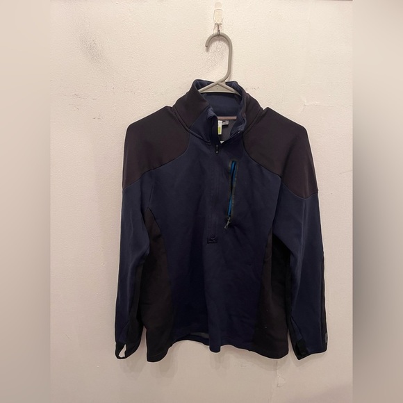 Smartwool Men's Half Zip Pullover Navy Medium - Picture 1 of 6